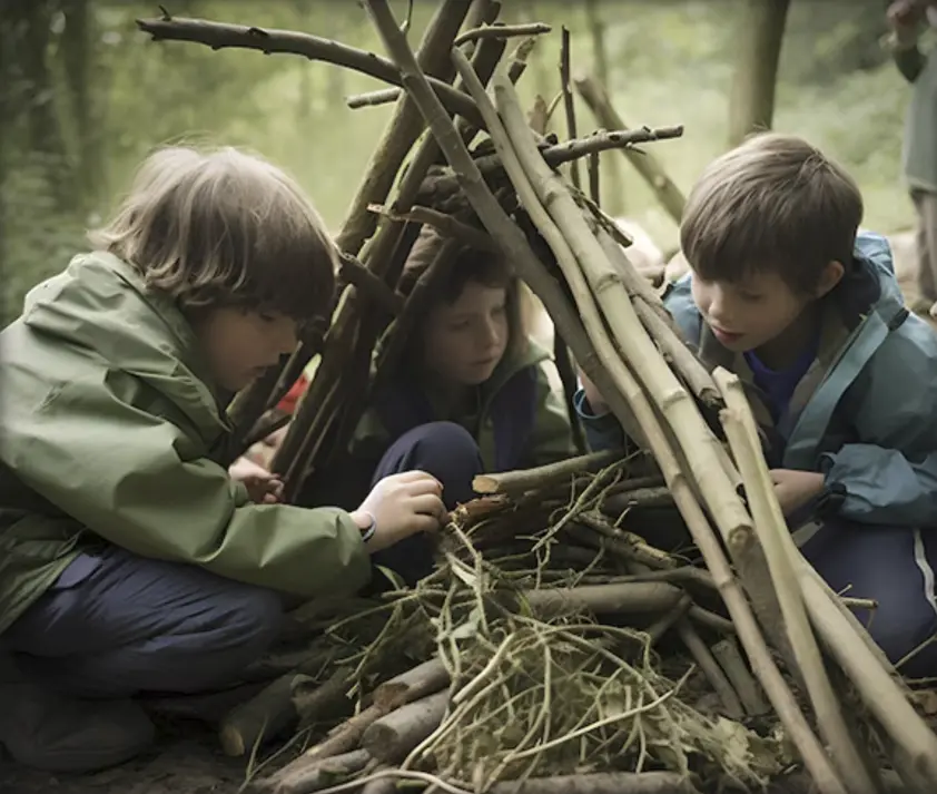 Tallers de natura: Cabanes pel follet i la fada                      